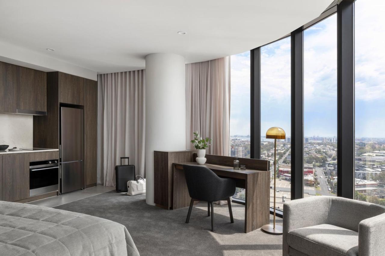 Oakwood Premier Melbourne Aparthotel Εξωτερικό φωτογραφία The interior of a typical apartment