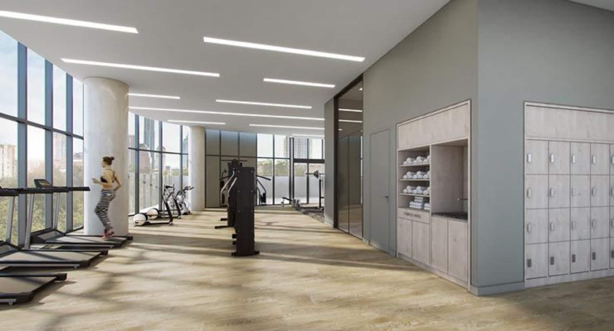 Oakwood Premier Melbourne Aparthotel Εξωτερικό φωτογραφία The gym