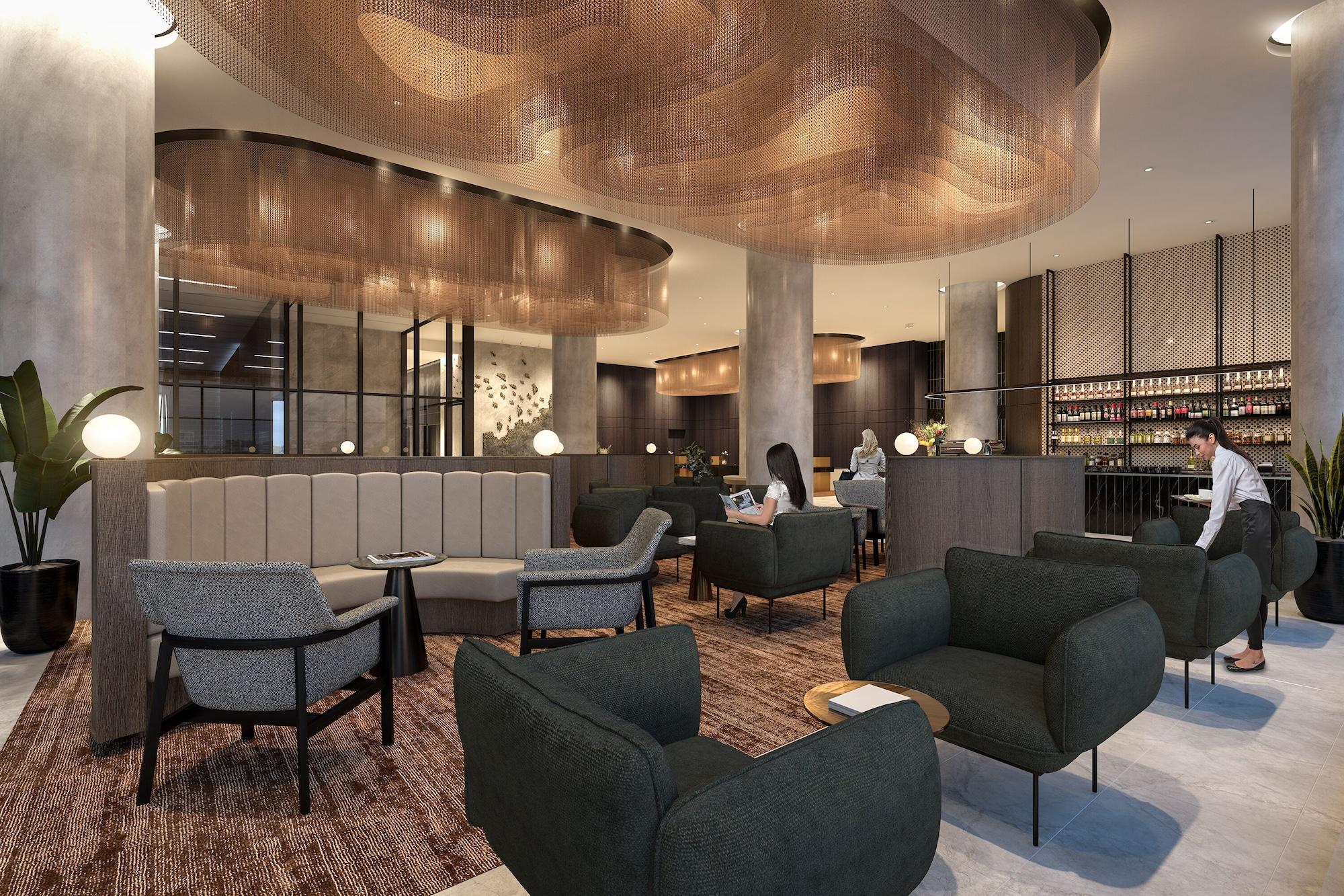 Oakwood Premier Melbourne Aparthotel Εξωτερικό φωτογραφία The lounge at the airport