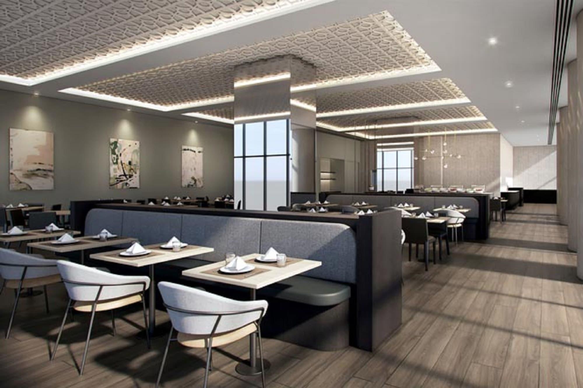 Oakwood Premier Melbourne Aparthotel Εξωτερικό φωτογραφία The interior of the restaurant