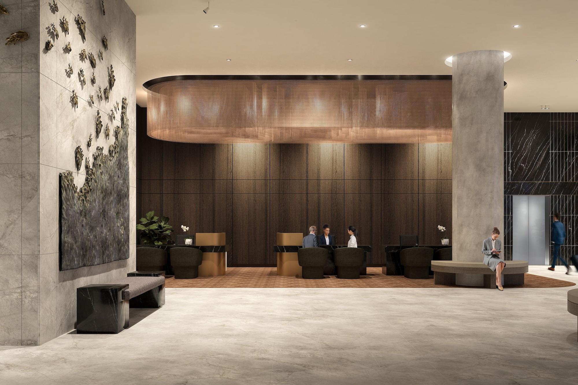 Oakwood Premier Melbourne Aparthotel Εξωτερικό φωτογραφία The lobby of the hotel